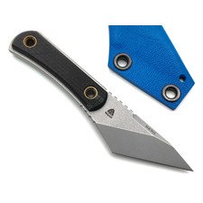 PhantomTools нож Unboxer mini сталь N690 стоунвош, рукоять G10 black texture, ножны kydex blue