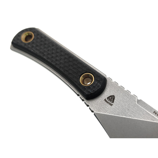 PhantomTools нож Unboxer mini сталь N690 стоунвош, рукоять G10 black texture, ножны kydex blue