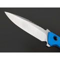 Нож с Котом Зенит сталь VG-10 satin, рукоять G10 blue, kydex white