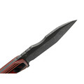 Нож с Котом Скрелинг сталь VG-10 блэквош, рукоять G10 red, black & white, kydex black Нож с Котом Скрелинг сталь VG-10 блэквош, рукоять G10 red, black & white, kydex black