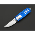 Steelclaw фронтальный нож Криптон-01 сталь D2 satin, рукоять Aluminium blue Steelclaw фронтальный нож Криптон-01 сталь D2 satin, рукоять Aluminium blue
