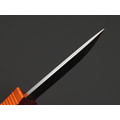 Steelclaw фронтальный нож Аргон-02 сталь D2 satin, рукоять Aluminium orange