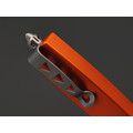 Steelclaw фронтальный нож Аргон-02 сталь D2 satin, рукоять Aluminium orange