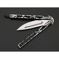 Reptilian нож бабочка Киборг-02 сталь D2 satin, рукоять Steel black Reptilian нож бабочка Киборг-02 сталь D2 satin, рукоять Steel black