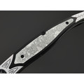 Reptilian складной нож Билли Бонс-04 сталь VG-10 satin-black, рукоять G10 black-white, steel