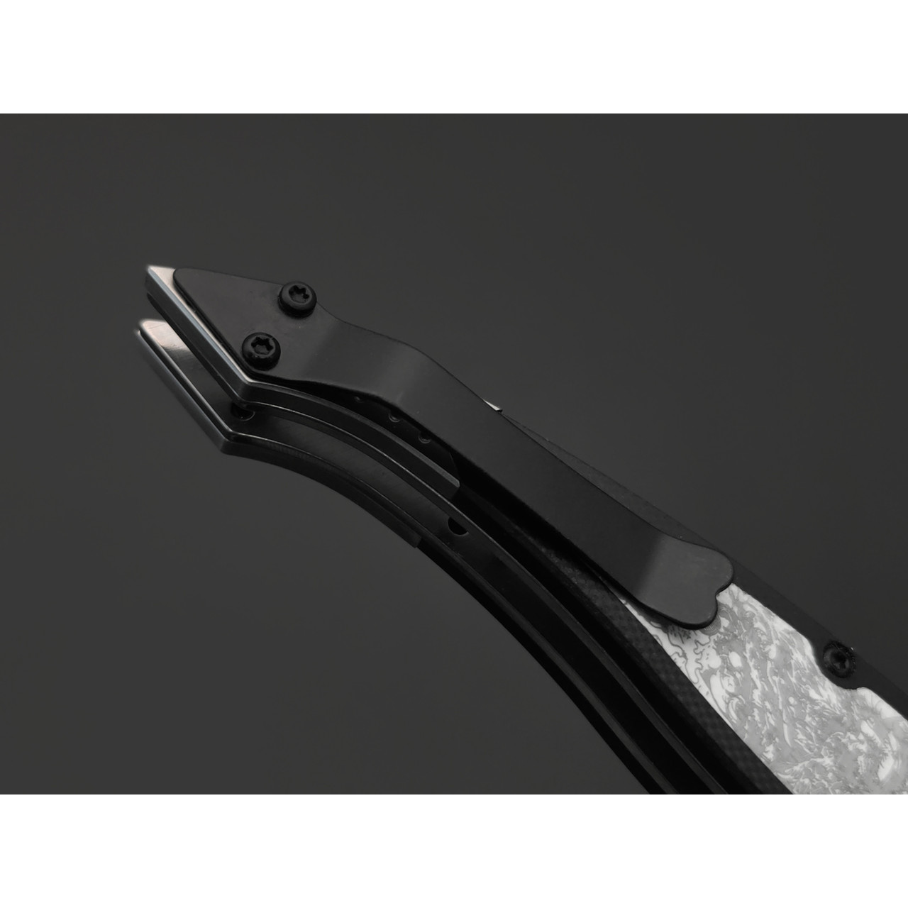 Reptilian складной нож Билли Бонс-04 сталь VG-10 satin-black, рукоять G10 black-white, steel