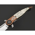 Reptilian складной нож Билли Бонс-02 сталь VG-10 satin, рукоять G10 white, steel bronze Reptilian складной нож Билли Бонс-02 сталь VG-10 satin, рукоять G10 white, steel bronze