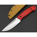 Град Горький нож Стрела сталь CPR satin, рукоять G10 red & black Град Горький нож Стрела сталь CPR satin, рукоять G10 red & black