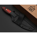 Град Горький нож Байкер сталь D2 стоунвош, рукоять G10 black & red, мозаичные пины Град Горький нож Байкер сталь D2 стоунвош, рукоять G10 black & red, мозаичные пины