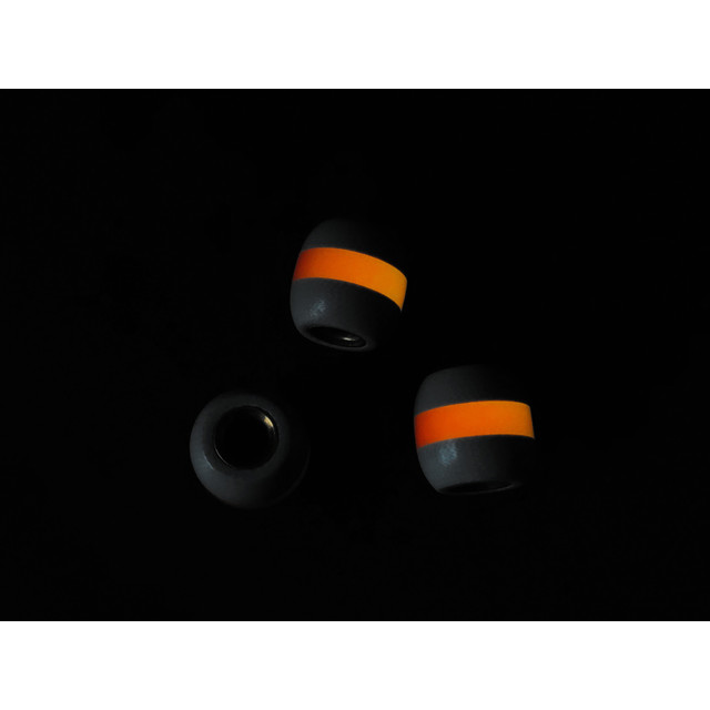 PhantomTools бусина G10 grey, kirinite orange с люминофором, латунь
