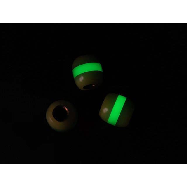 PhantomTools бусина G10 lime, kirinite green с люминофором, латунь