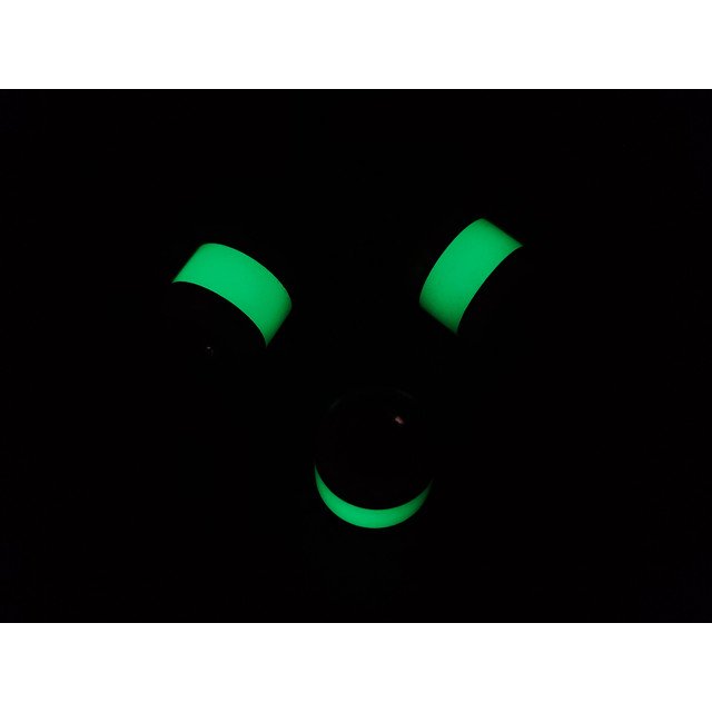 PhantomTools бусина Micarta beage, Ultraglow с люминофором, латунь