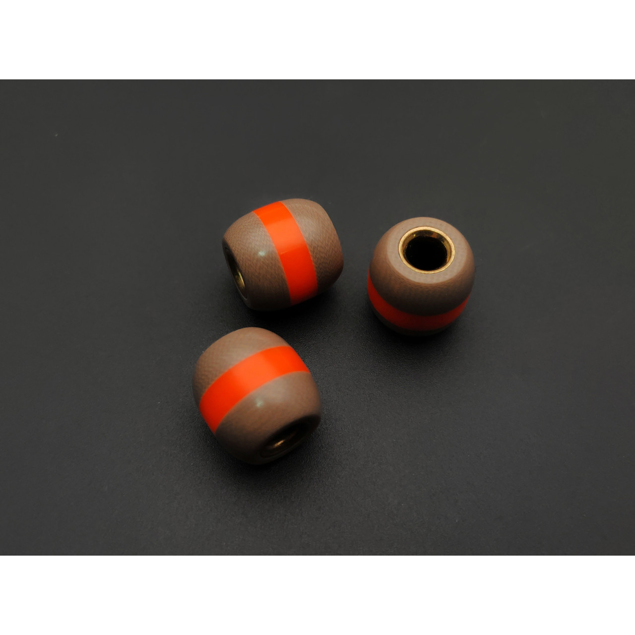 PhantomTools бусина G10 khaki, kirinite orange с люминофором, латунь