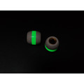 PhantomTools бусина G10 grey, kirinite green с люминофором, латунь