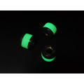 PhantomTools бусина Carbon fiber black-green, Ultraglow с люминофором, латунь PhantomTools бусина Carbon fiber black-green, Ultraglow с люминофором, латунь