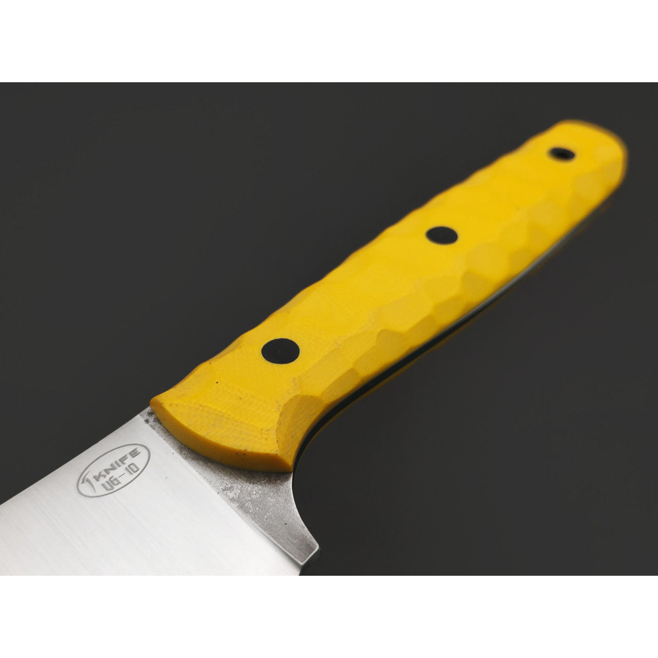 T-Knife нож Kitchen Utility сталь VG-10 satin, спуски конвекс, рукоять G10 yellow