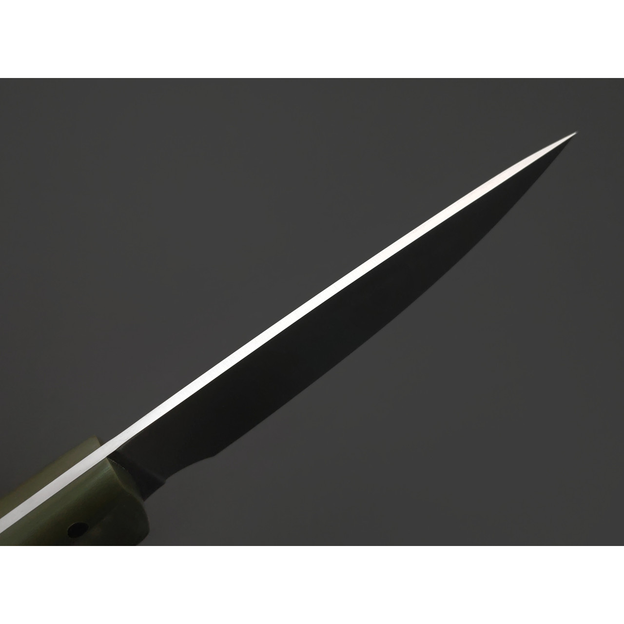 T-Knife нож Drop Point сталь Aus-10 satin, спуски конвекс, рукоять G10 olive