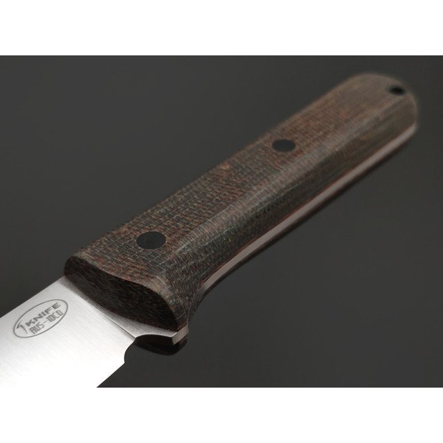 T-Knife нож Кефарт сталь Aus-10 satin, спуски конвекс, рукоять Micarta brown