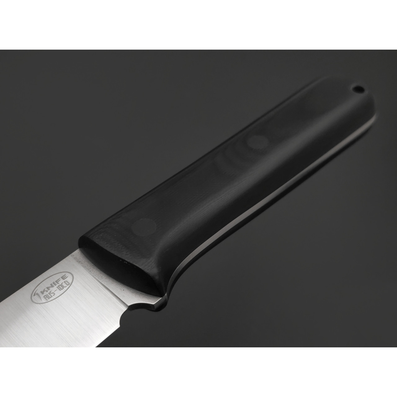 T-Knife нож Кефарт сталь Aus-10 satin, спуски конвекс, рукоять G10 black