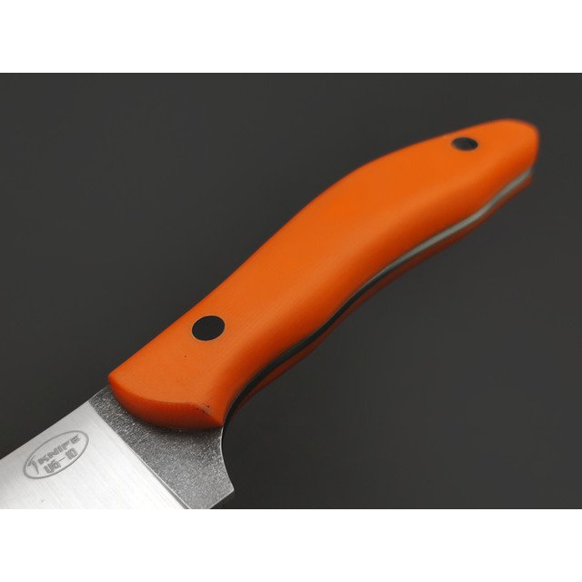 T-Knife нож Canadian Kitchen-2 сталь VG-10 satin, спуски конвекс, рукоять Micarta orange