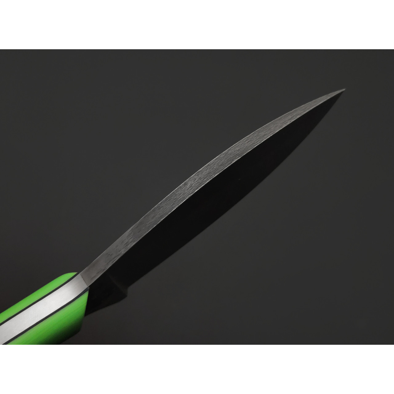 Золотое Сечение нож Дичь сталь Х12МФ, рукоять G10 green & black, латунь