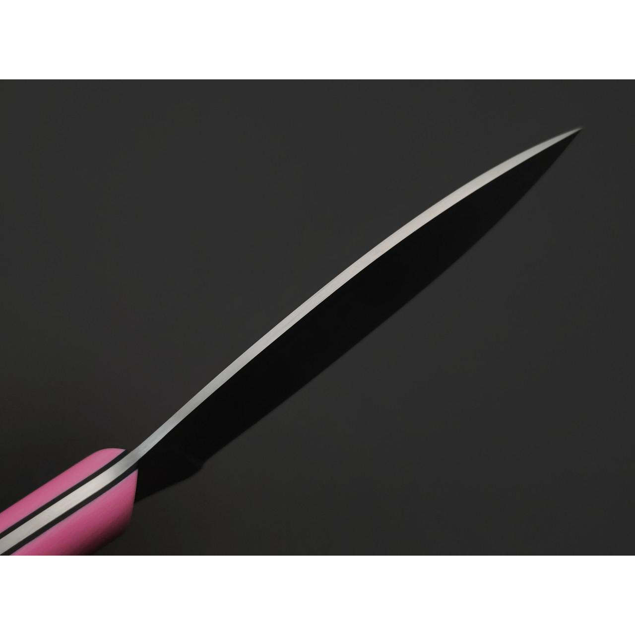 Золотое Сечение нож Загадочная Лагерта - Котики сталь Aus-10Co satin, рукоять G10 pink & black