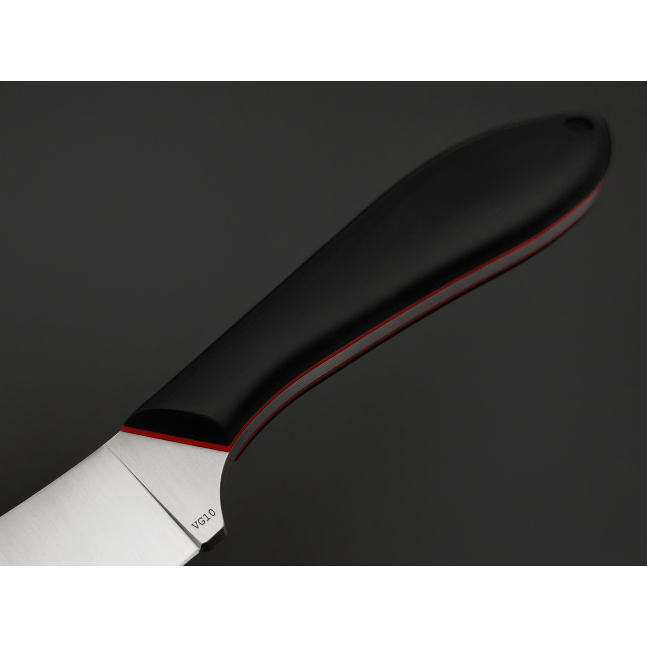 Золотое Сечение нож Канадский номер 4 сталь VG-10 satin, спуски конвекс, рукоять G10 black & red