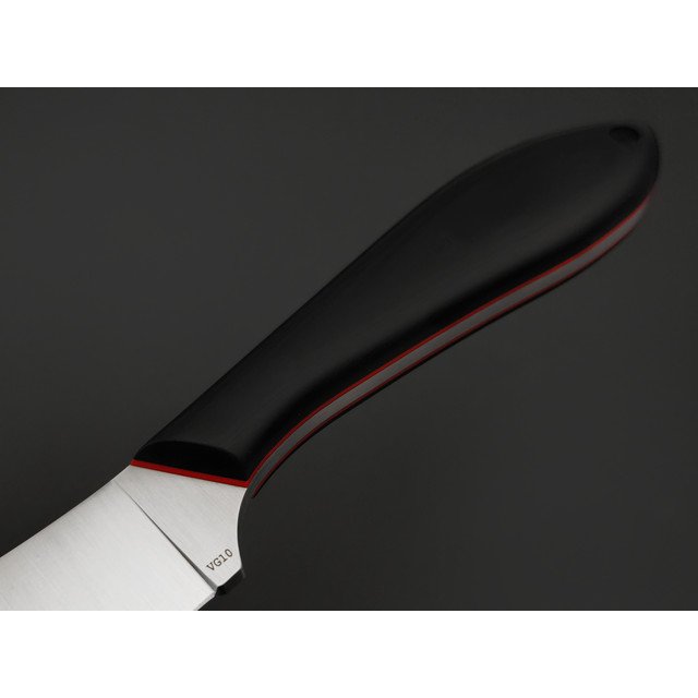 Золотое Сечение нож Канадский номер 4 сталь VG-10 satin, спуски конвекс, рукоять G10 black & red
