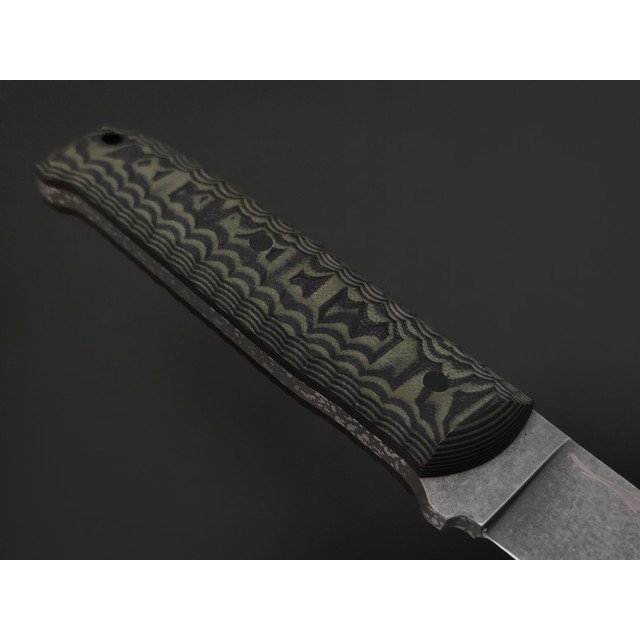 Волчий Век нож Wolfkniven сталь 95Х18 WA блэквош, рукоять G10 black & olive