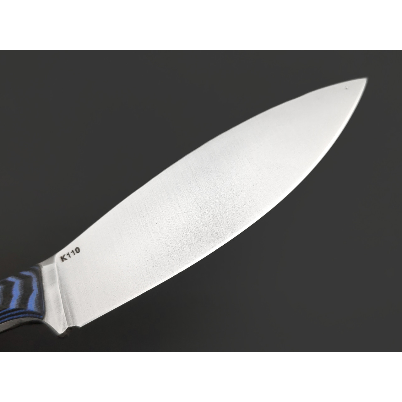 Андрей Кулаков нож Канадец KUL0235 сталь K110, рукоять G10 black & blue, латунь