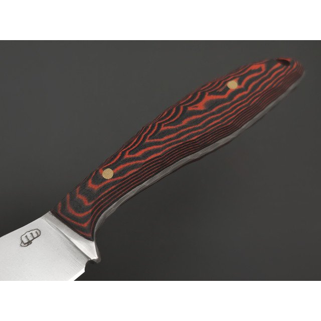 Андрей Кулаков нож Канадец KUL0236 сталь K110, рукоять G10 black & red, латунь