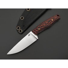 Андрей Кулаков нож KUL0239 сталь K110, рукоять G10 black & red, латунь