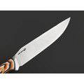 Андрей Кулаков нож Крыса KUL0252 сталь Aus-10Co, рукоять G10 black, neon orange & white, латунь Андрей Кулаков нож Крыса KUL0252 сталь Aus-10Co, рукоять G10 black, neon orange & white, латунь
