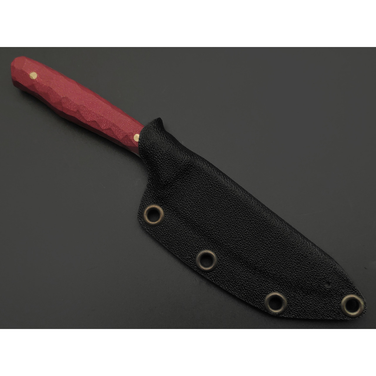 Андрей Кулаков нож KUL0251 сталь VG-10, рукоять G10 burgundy, латунь