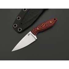 Андрей Кулаков нож Мышь KUL0231 сталь K110, рукоять G10 black & red, латунь