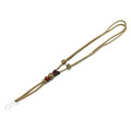Подвес ОрЛина с тёмной бусиной - Tan 550 & Microcord Brown Подвес ОрЛина с тёмной бусиной - Tan 550 & Microcord Brown