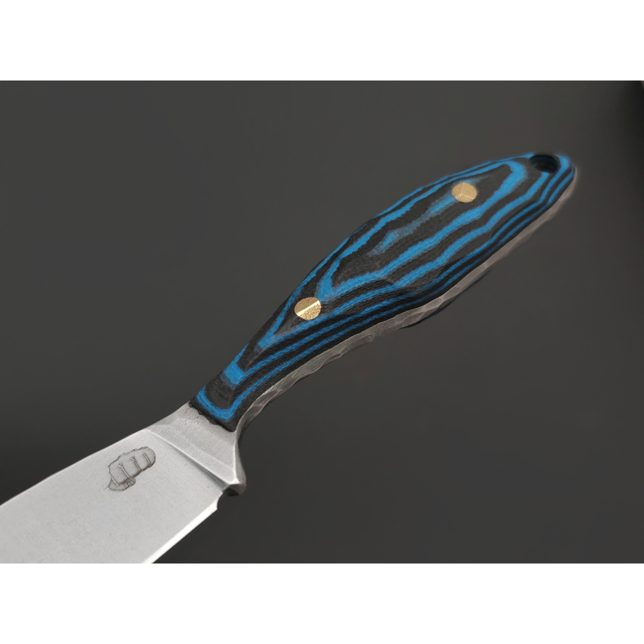 Андрей Кулаков нож Канадец KUL0249 сталь VG-10, рукоять G10 black & blue, латунь