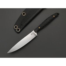 Андрей Кулаков нож KUL0233 сталь K110, рукоять G10 black, латунь