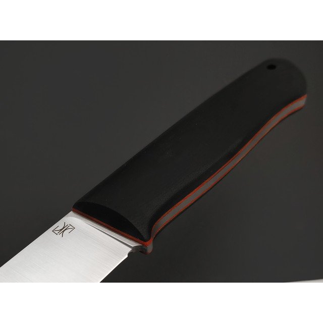 Кузница Ковчег нож Скаут ЦМ сталь Elmax satin, рукоять Micarta grey & brown