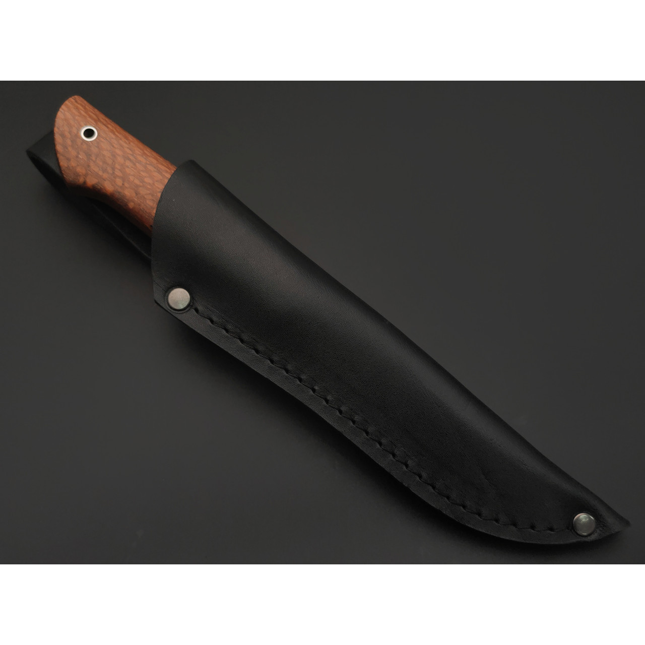 Кузница Ковчег нож Таёжный сталь VG-10 satin, рукоять Лайсвуд, мельхиор