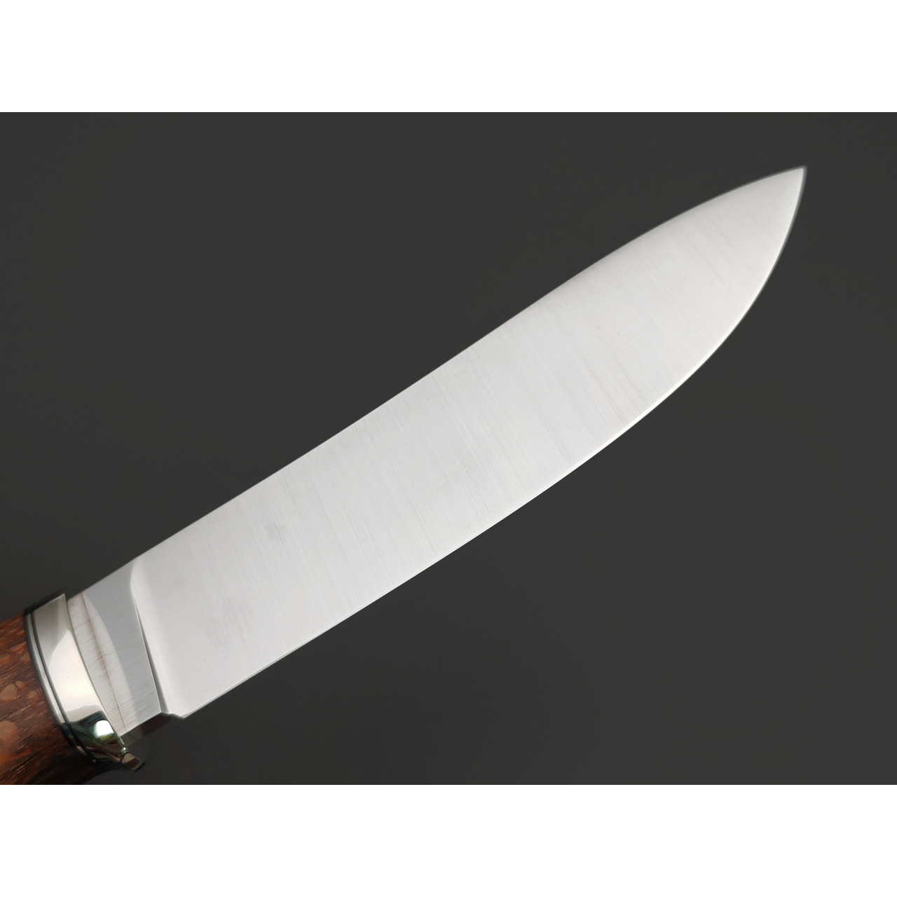 Кузница Ковчег нож Таёжный сталь VG-10 satin, рукоять Лайсвуд, мельхиор