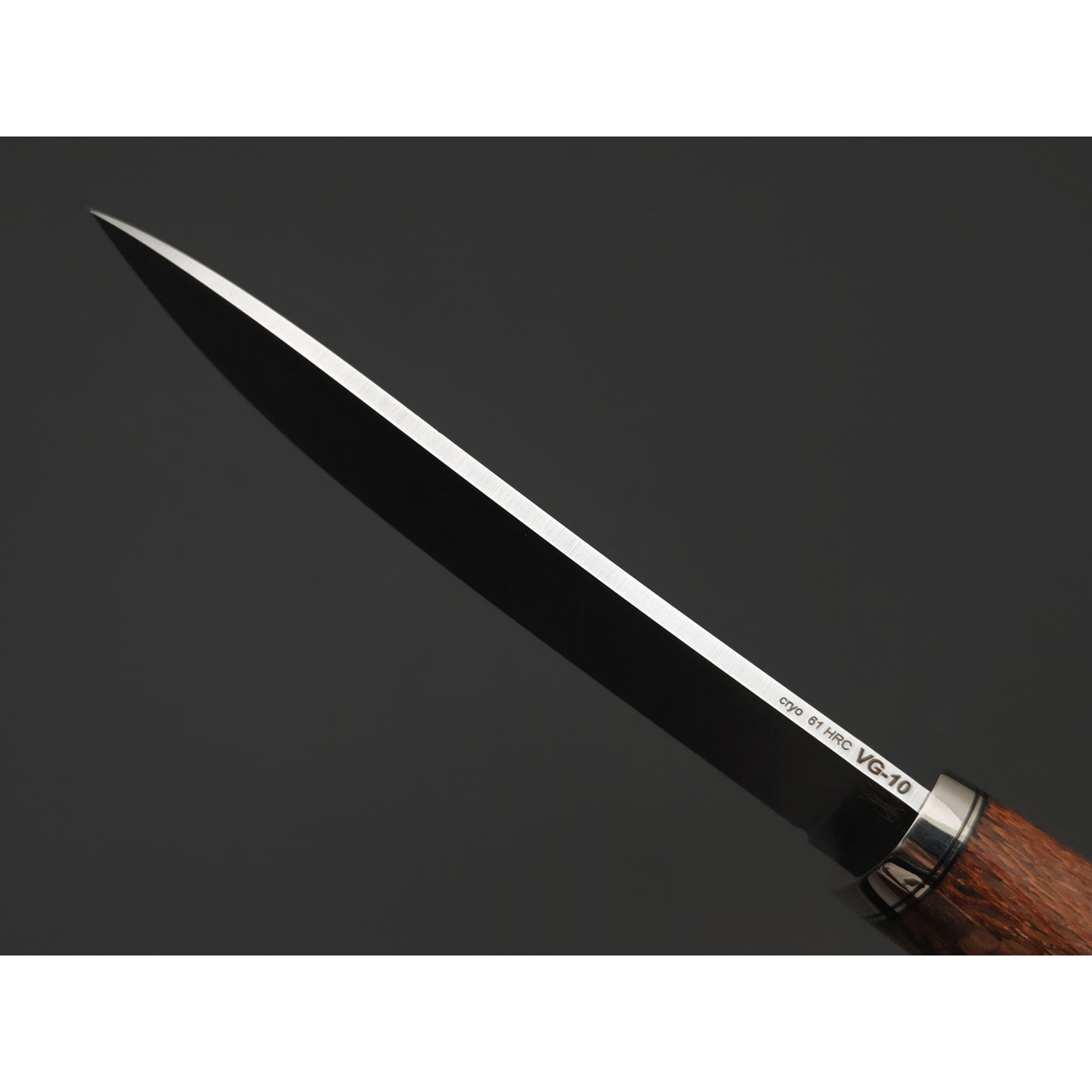 Кузница Ковчег нож Таёжный сталь VG-10 satin, рукоять Лайсвуд, мельхиор