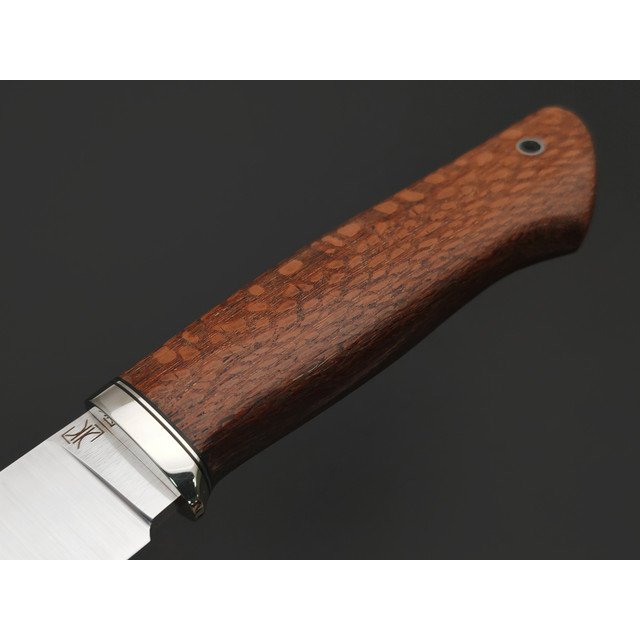 Кузница Ковчег нож Таёжный сталь VG-10 satin, рукоять Лайсвуд, мельхиор