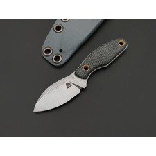 PhantomTools нож Canuck Nano Gen. 2 сталь N690 стоунвош, рукоять Micarta black canvas, ножны kydex grey