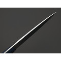 Платонов Д.Г. кухонный нож Paring сталь Aus10Co сатин, рукоять G10 black & blue, кожаные ножны Платонов Д.Г. кухонный нож Paring сталь Aus10Co сатин, рукоять G10 black & blue, кожаные ножны