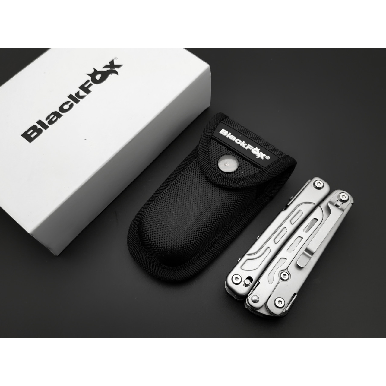 BlackFox мультитул Fortitude BF-206 (16 функций) сталь 440, нейлоновый чехол
