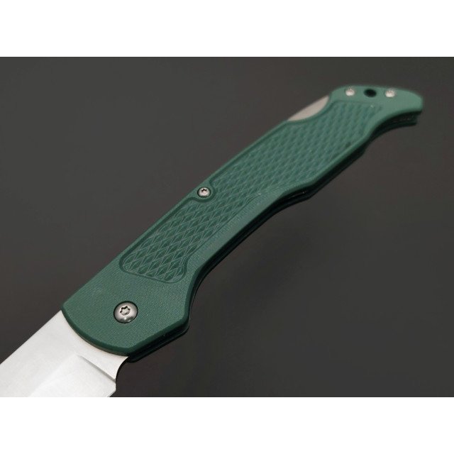 Ontario складной нож Camp Plus Chef's Lockback 4300TC сталь Aus-8 satin, рукоять Nylon green