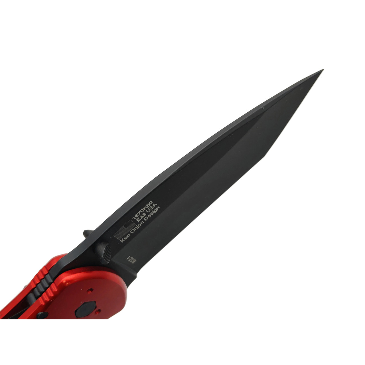 Kershaw складной нож Blur 1670K50 50th Anniversary сталь CTS-BDZ-1 black, рукоять Aluminum red, Trac-Tec