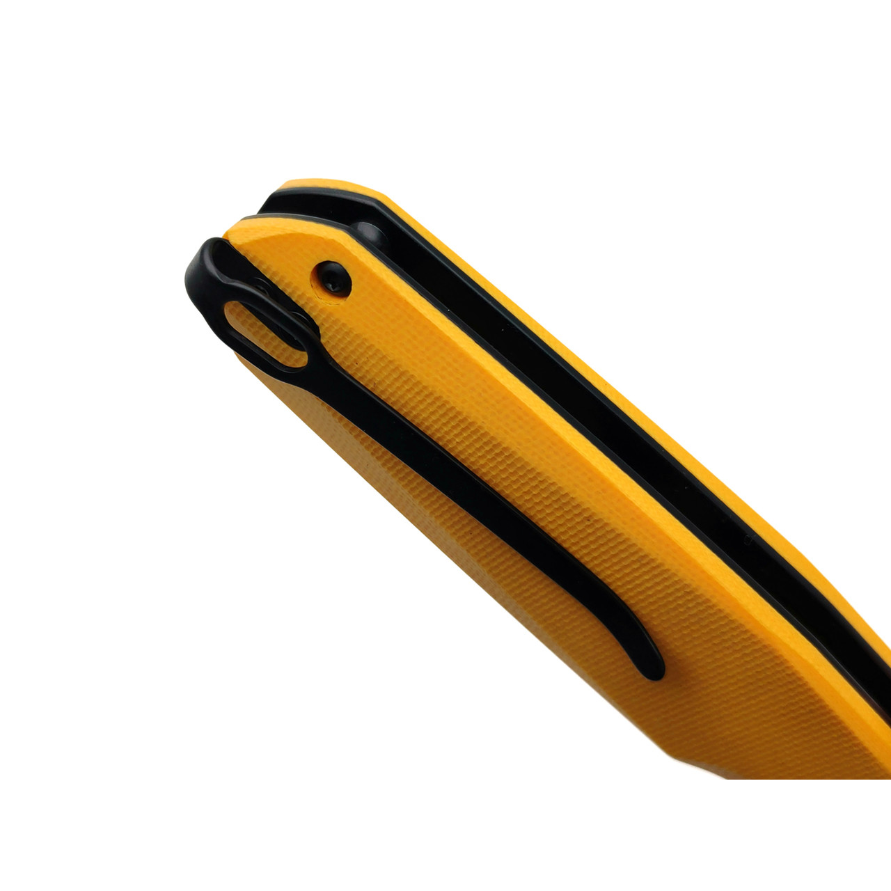 Bestechman складной нож Velix BMK07E сталь 14C28N black PVD, рукоять G10 yellow