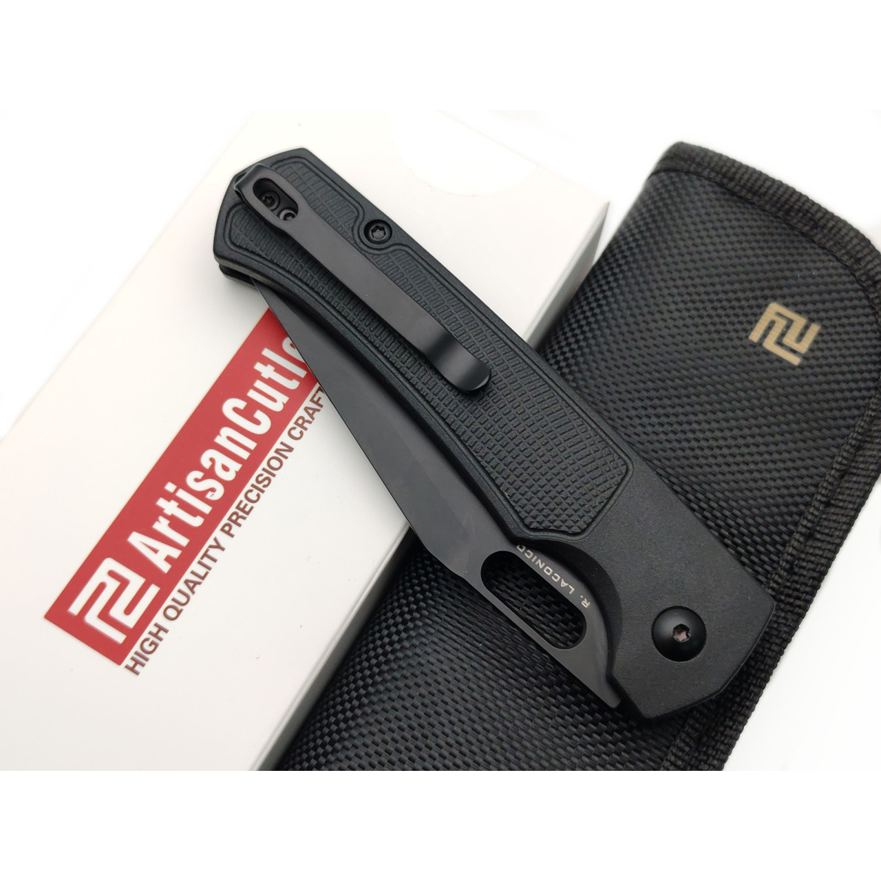Artisan Cutlery складной нож Revel 1867P-BBK сталь AR-RPM9 black, рукоять FRN black